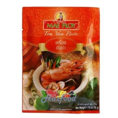 Mae Ploy Tom Yum Curry Paste - Bumbu Tom Yum Thailand 50 gr (Halal)