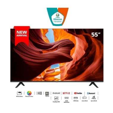 Hisense 55E7G Led Tv 55 inch Bezelless Smart Android 9.0 4k Uhd Tv