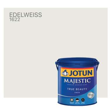 JOTUN Majestic True Beauty Sheen Tinting Cat Tembok Interior [2.5 Liter] Edelweiss Edelweiss