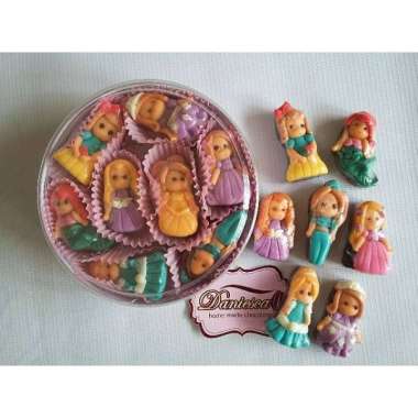 Coklat karakter Princess disney, Tayo, Tsum tsum mini, toples 250gr lucu, halal Princess disney