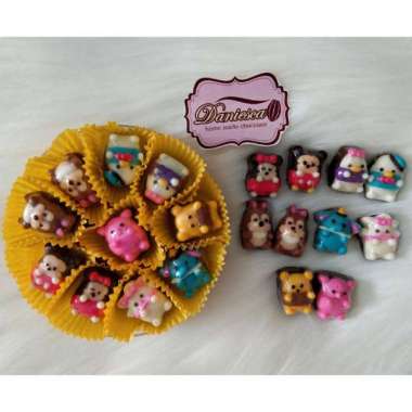 Coklat karakter Princess disney, Tayo, Tsum tsum mini, toples 250gr lucu, halal Tsum tsum mini