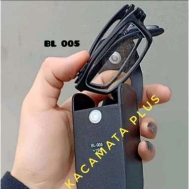 KACAMATA BACA/PLUS MODEL LIPAT PRIA & WANITA +2.75 Hitam