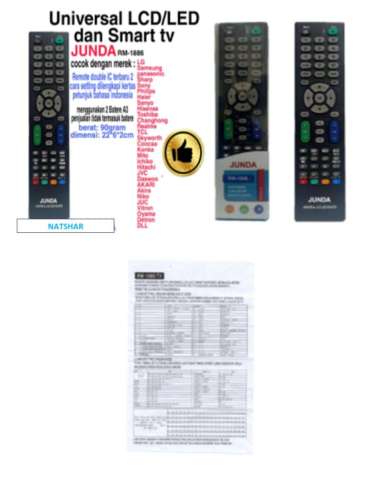 SMART TV REMOTE LED TV UNIVERSAL REMOTE UNIVERSAL