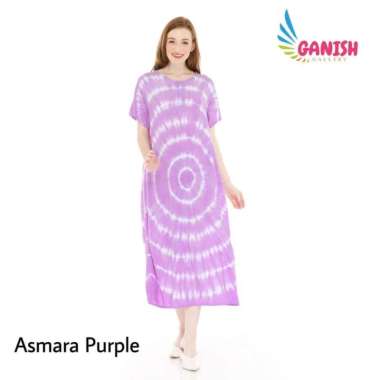 Daster jumbo mini dress home dress katun baju hamil busui adem rayon PURPLE