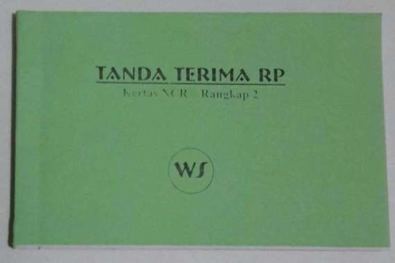 Buku Tanda Terima Rupiah NCR 1/4 Folio Rangkap 2