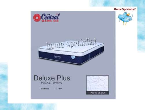 Kasur Central Deluxe Plus Pocket Plush Top Full Set 180 x 200