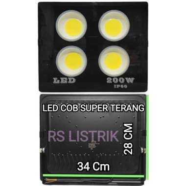 Lampu Sorot Tembak LED COB 200W 200 Watt Super Terang