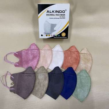 Masker Alkindo Duckbill Face Mask Kemenkes Mix Warna isi 50pcs Alkindo Mix