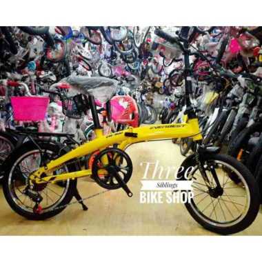 SEPEDA LIPAT EVERBEST by PACIFIC EB-902 16 INCH 7 SPEED WARNA KUNING