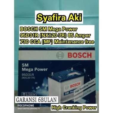 Aki Mobil Ford Everest Diesel 95D31R / NX120-7R BOSCH Aki kering