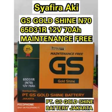 GS MF (AKI KERING) N70 / 65D31R 12V 70Ah Aki Mobil