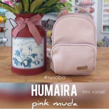 TAS RANSEL P HUMAIRA VARIAN PINK SOFT RUMAH WARNA