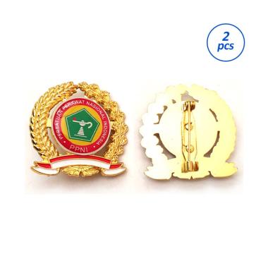 Mulyocreative PPNI Model Padi & Kapas Pin Bros [2 pcs] Emas