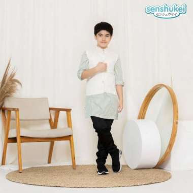 Setelan Baju Koko Kurta Pakistan Anak 5 - 13 Tahun . Busana Muslim Import . SN-75 F 5
