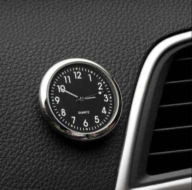 Jam Analog Mobil Dashboard Mewah Classic Car Clock Quartz Luminous