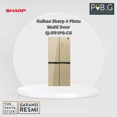 Sharp SJ-IF51PG-CG SJIF51PG-CG SJ IF51PG CG Kulkas Sharp 4 Pintu Multi Door PUBG