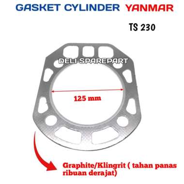 Ts230 gasket cylinder head paking deksel yanmar ts230