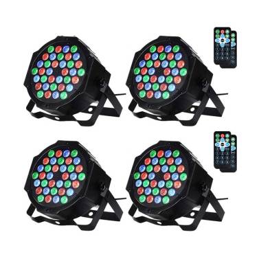 Jual Bluelans Remote Sound Control Full Color Led Par Lamp Cast Light Night Bar Stage Decor 4 Pcs Au Plug Online Mei 2020 Blibli Com