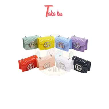 TAS SELEMPANG WANITA FASHION MINI GG MERAH