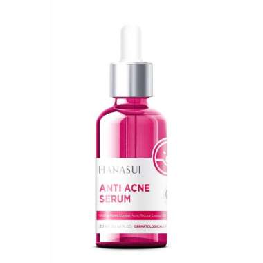 [ORI] Hanasui Serum Pink Anti Acne Melembabkan Kulit Kering Mencegah dan Mengurangi Jerawat pada Waj