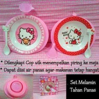 Piring Hello Kitty / Set Melamin Kitty