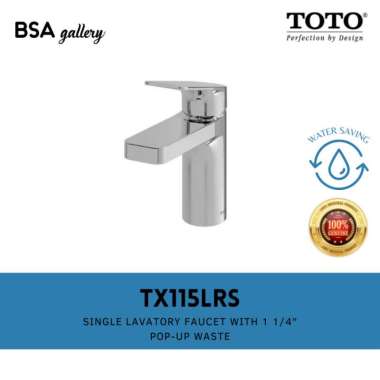 KERAN WASTAFEL TOTO TX115LRS / KRAN MIXER WASTAFEL PANAS DINGIN TOTO
