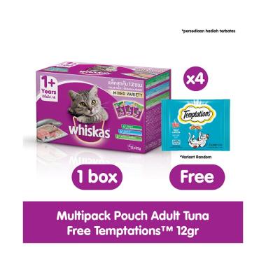 Jual Whiskas Tuna Dan Berbagai Varian 85 G 12pcs Murah Februari