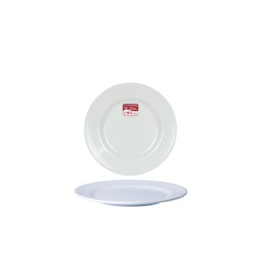 Piring Melamin 8 Inch Piring Makan Ceper 4180 Hoover Melamine Putih