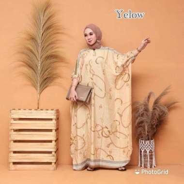 Ashanti Kaftan Wanita Jumbo Rayon Crinkle Premium Busui Kaftan Jumbo Renda Polos Gamis Bigsize Fashi