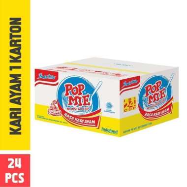 Pop mie kari 24 pcs/dus