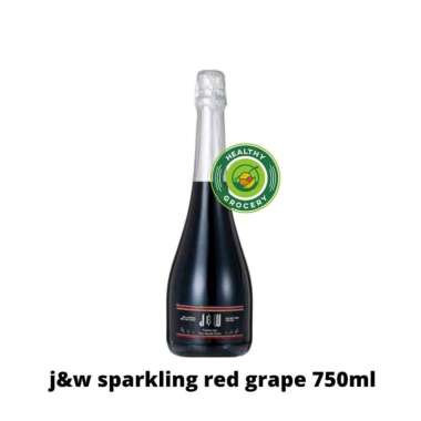 J&W Premium Sparkling Red Grape Juice Drink 750ml
