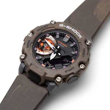 CASIO G-SHOCK Brown Mystic Forest Carbon Core Guard Special Color Original Jam Tangan Pria [GA 2200]