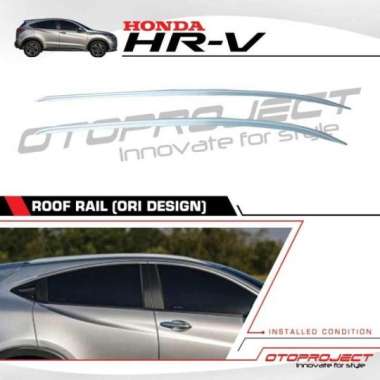 Roof Rail Honda HRV Original Design Roofrail Honda New HR-V Silver Silver