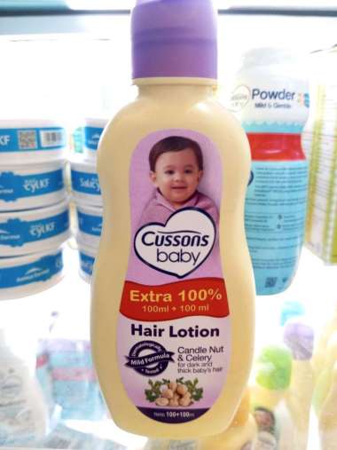 Cussons Hair Lotion [100+100ml] Candle Nut