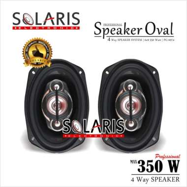 SPEAKER OVAL 4 WAY 350 Watt PEGASUS PG-6974 MAGNET BESAR