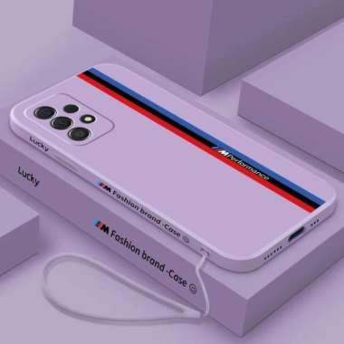 Case Samsung Galaxy A33 5G Silikon Color Lucky Case Premium Ungu