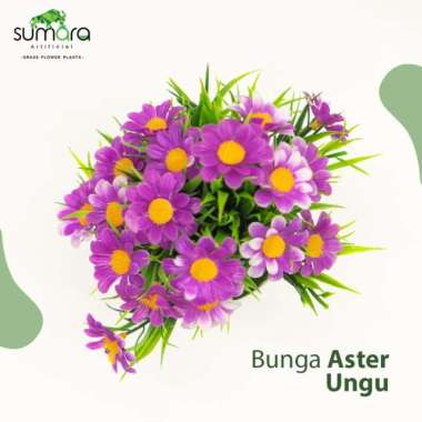 Bunga Sintetis / Bunga Artificial Bunga Aster - Ungu Ungu