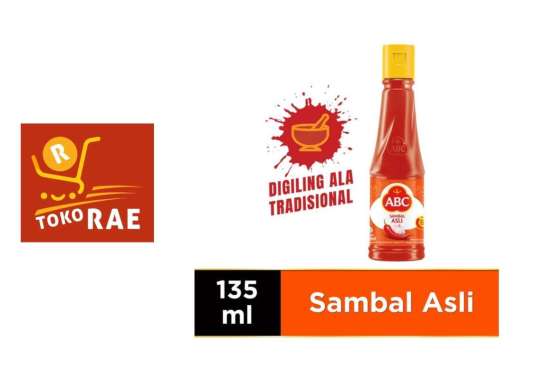 Saos Sambal ABC asli 135ML botol plastik
