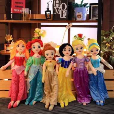 BONEKA PRINCESS PUTRI BELLE AURORA CINDERELLA ARIEL SNOW WHITE IMPOR ARIEL 65CM