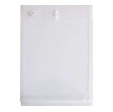 EAGLE Map Plastik Kancing Bening~Opaque Folio (F4) / Map Dokumen / Data Bag H~V ISI 3 PCS/Pack BENIN