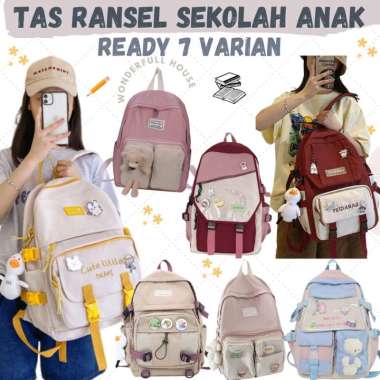 ✔️15+ Informasi & Harga tentang Tas ransel sekolah anak smp - Lengkap 4 oem tas sekolah anak perempuan tas ransel anak backpack wanita sd smp sma full01 wjpjf2c