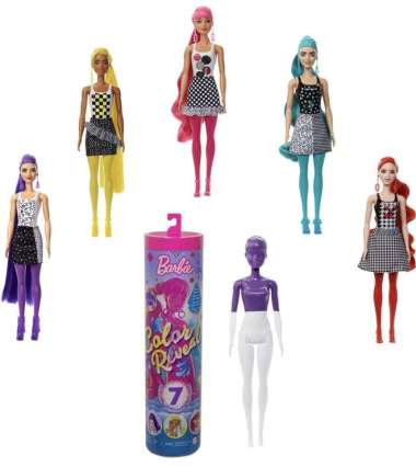 Barbie Color Reveal Doll with 7 Surprises