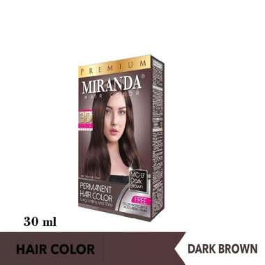MIRANDA Hair Color MC17 Dark Brown - 30ml Dark brown