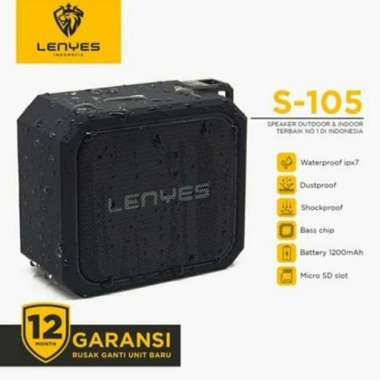 Speaker Bluetooth LENYES Outdoor Portable Waterproof Antifall S-105 abu
