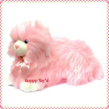 Boneka Kucing Anggora Pink Multicolor
