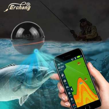 Alat Pelacak Pencari Ikan Portable Wireless Sonar untuk mengetahui pendeteksi keberadaan ikan Echo F