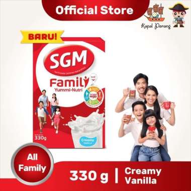 SGM Family Yummy Nutri Creamy Vanilla 330 gram null