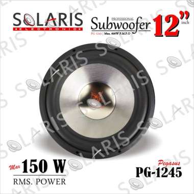 SUBWOOFER 12 Inch 150 Watt RMS DOUBLE COIL Pegasus PG-1245