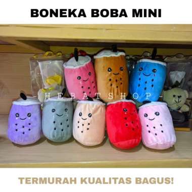 Boneka Boba mini capit/boba capit/boneka boba /boba milk tea