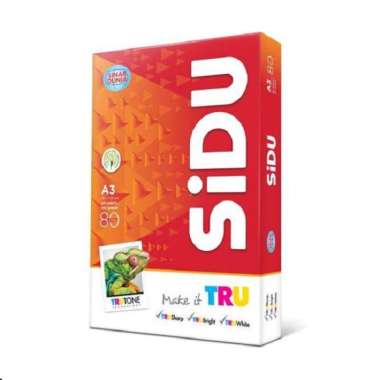 Kertas fotokopi HVS A3 80 gr 80 gsm 80gsm 80gram SIDU